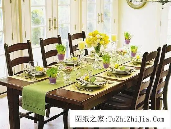 家居风水达人 餐桌摆放也有讲究