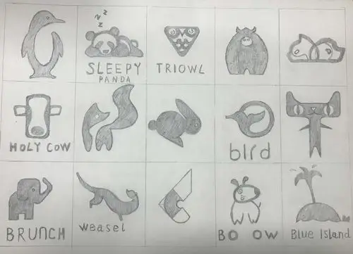 第一天作业:临摹logo草图 - 云琥在线 - 互联网视觉设计在线培训专家