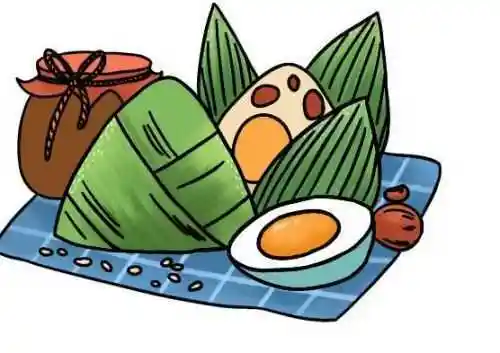 难点是对粽子颜色的选择和搭配,这样画出来的粽子简笔画既好看又生动