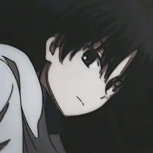 高清伤感流泪的动漫网抑云头像图片蓝色 忧郁 悲伤 意境动漫头像合集