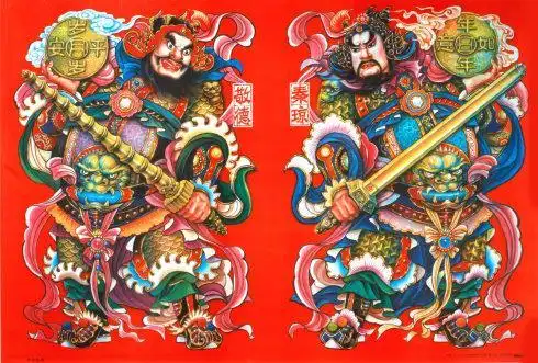 春节贴门神,为何是秦琼和尉迟敬德,《西游记》是这样说的_手机搜狐网