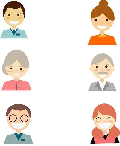 卡通 i> i> i>家 /i> /i> /i>人 i>头 /i> i>像 /i>扁平化素材