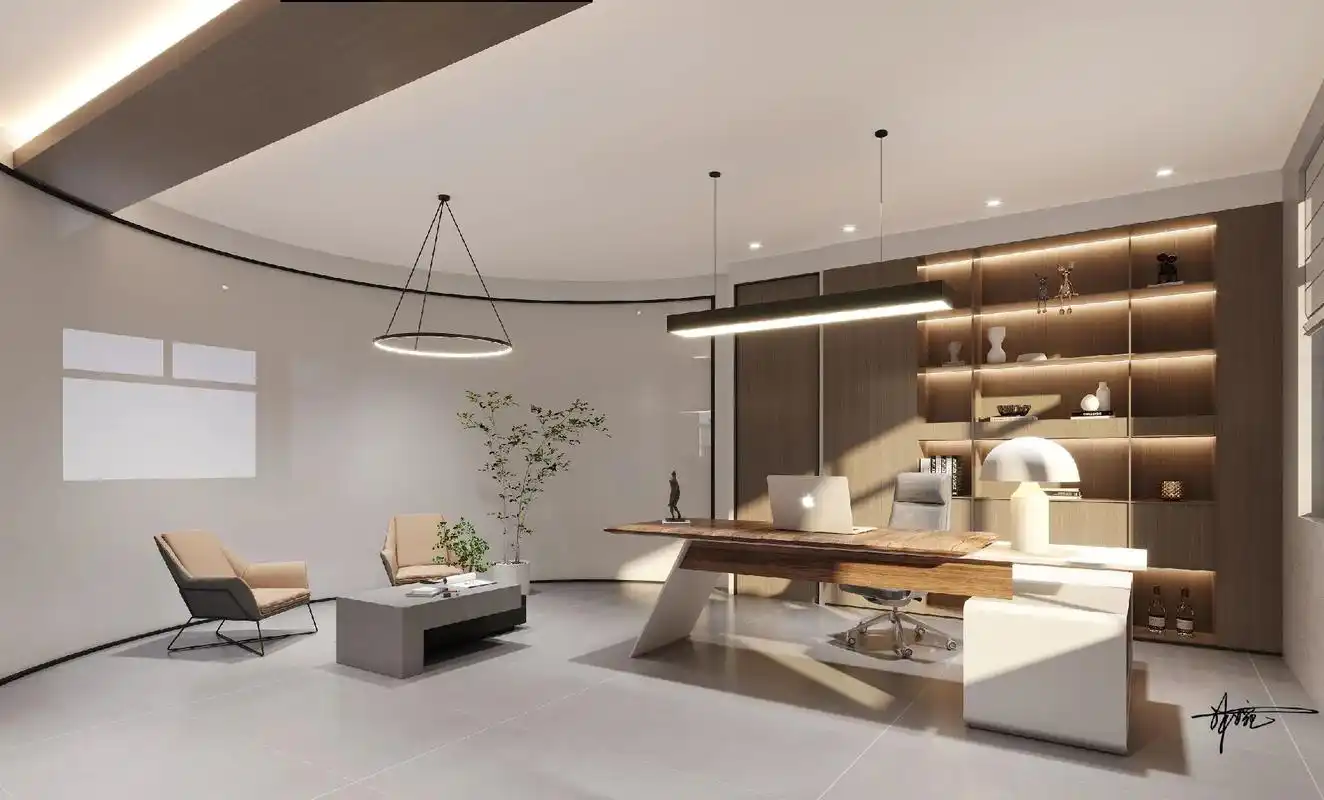 办公室空间设计效果图分享.