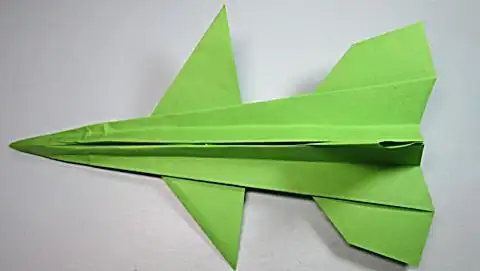 纸艺手工折纸f16战斗机 简单又霸气的纸飞机折法视频