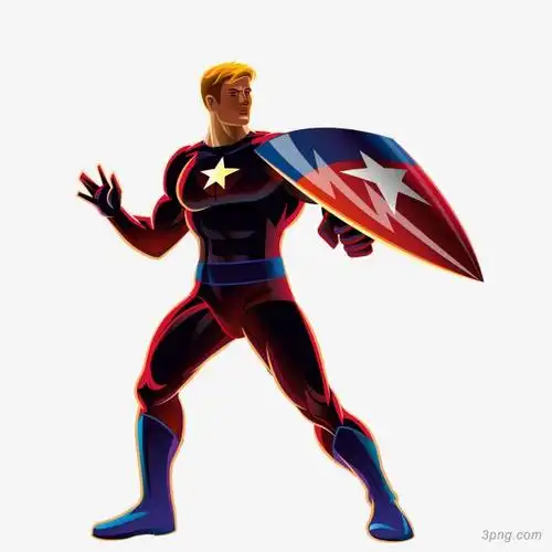 美国队长矢量图下载