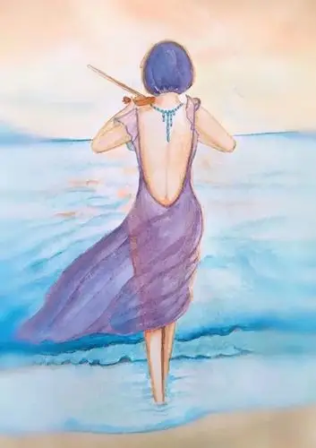 我心中你的样子一丛威水彩学员作品展示