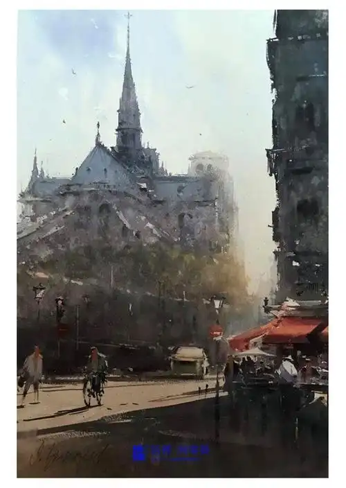 兰州画室【微课堂】塞尔维亚·杜赞·djukaric水彩画作品欣赏