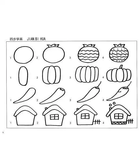 儿童简笔画1到5岁