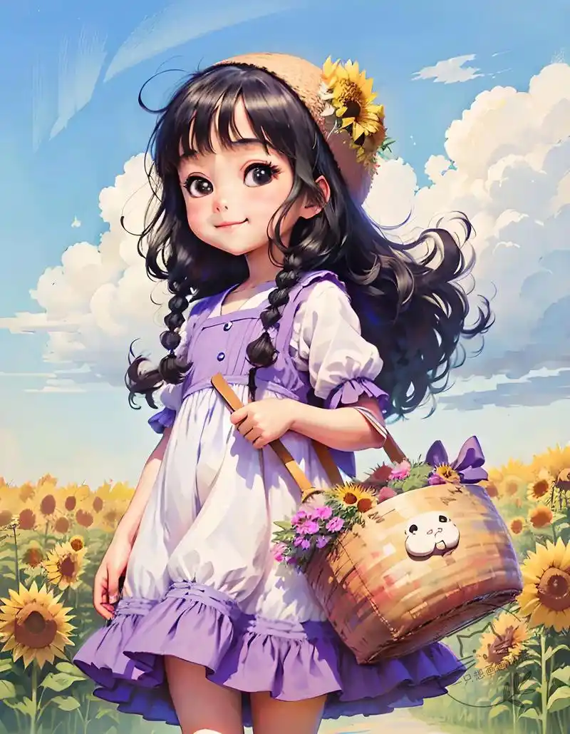 春天你好 春天的田野 春姑娘