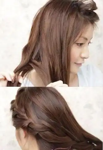 头顶编辫子发型扎法图解,编辫子发型扎法图解 小女孩 - 网络编辑之家