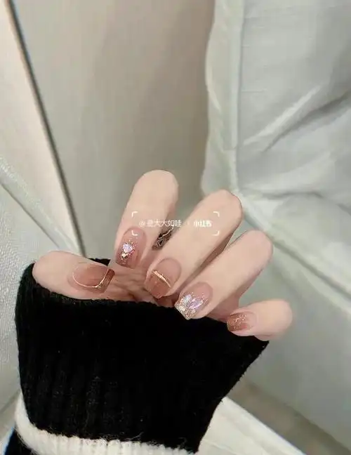 高级感美甲给自己存着喜欢的点赞马住70