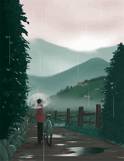 下雨天 - 堆糖,美图壁纸兴趣社区