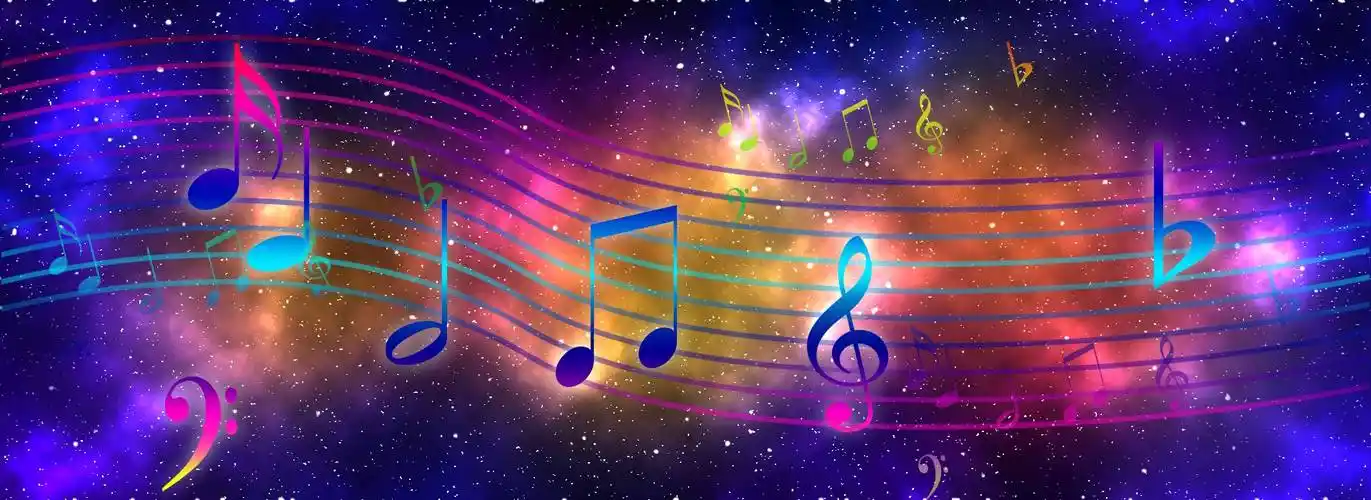 音乐矢量图设计ppt背景图