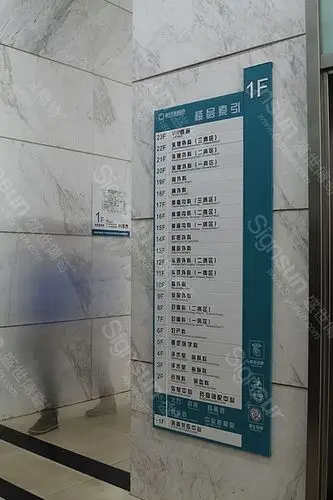 重庆市肿瘤医院标识系统欣赏