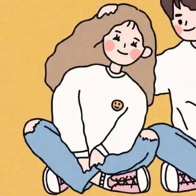 2020最新微信情侣头像一对两张 超甜的恋爱