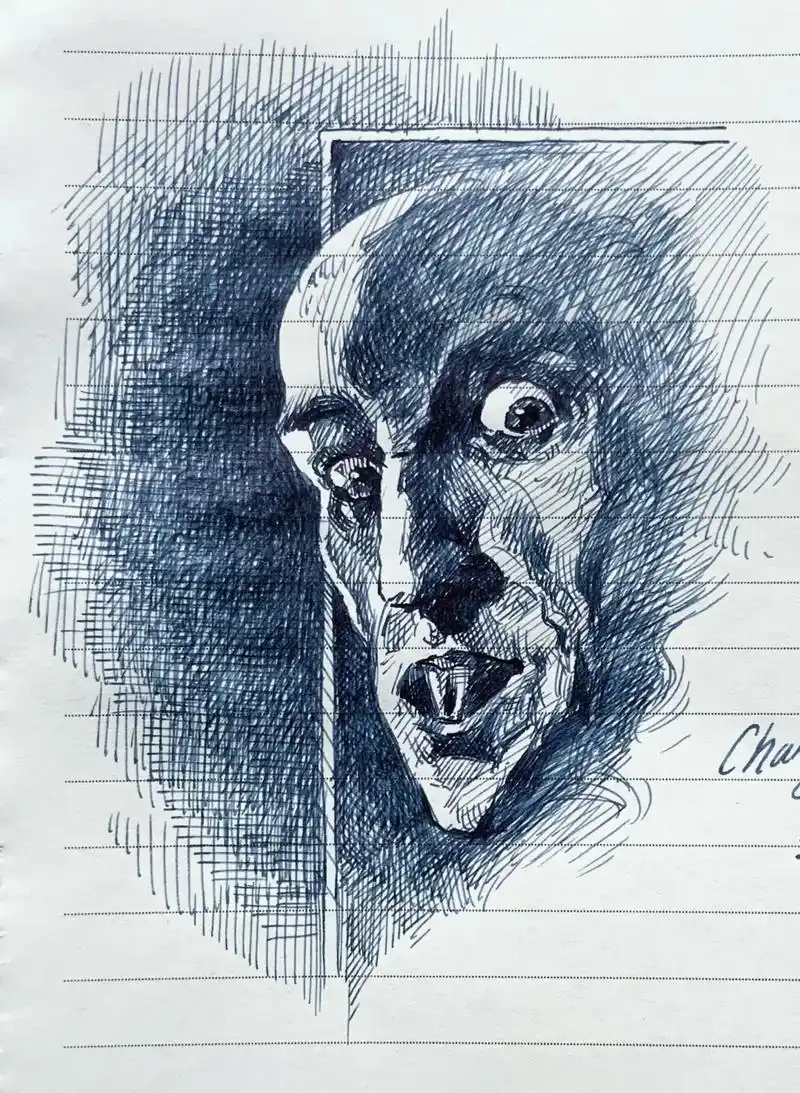 诺斯费拉图.#画画 #手绘 #诺斯费拉图 #恐怖 #吸血鬼  - 抖音