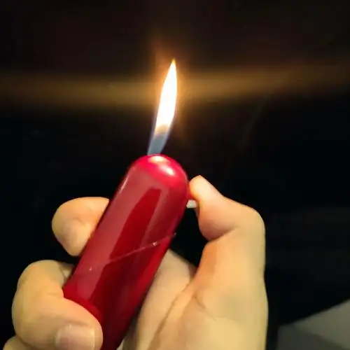 爱心打火机心型创意情侣充气打火机金属明火男女士可折叠个性送礼