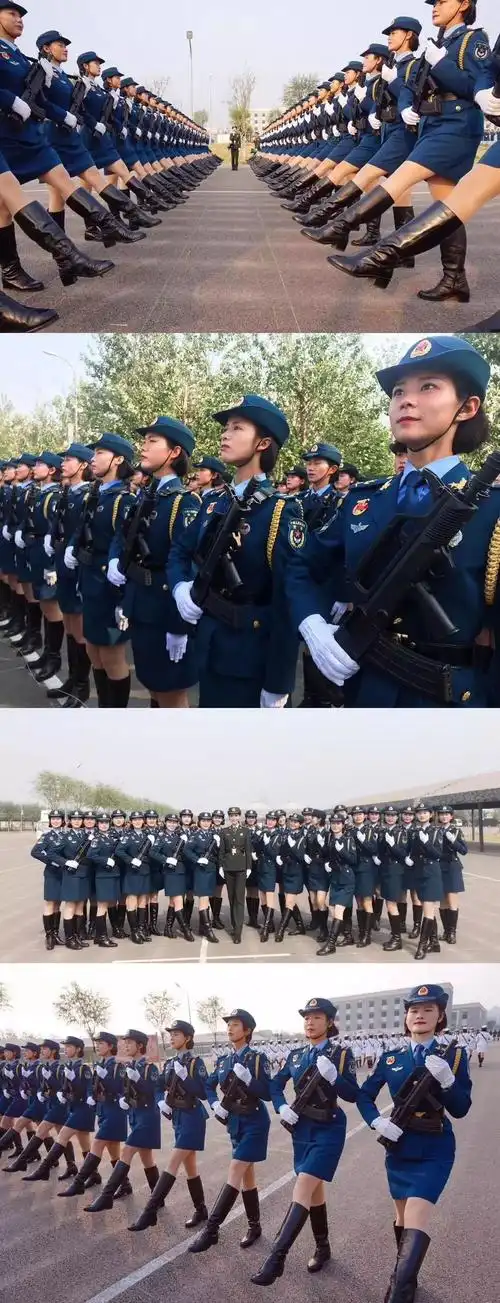 我校2013级学生王爽参加国庆阅兵式女兵方队受阅