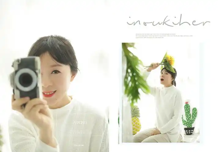 北京拍一组咖啡馆艺术照 青春你好