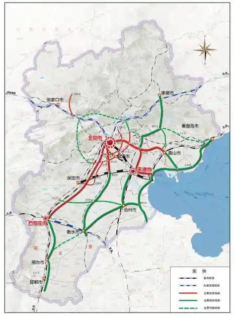 蠡县西,安国东,无极,正定机场(与京广高铁共站),正定东,高新区,石家庄