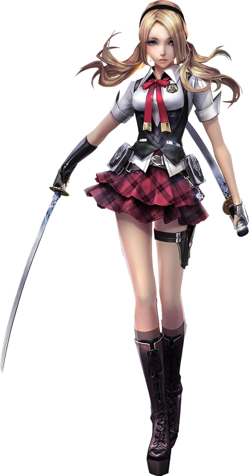 枪神纪刀锋学院刀艾琳立绘原画