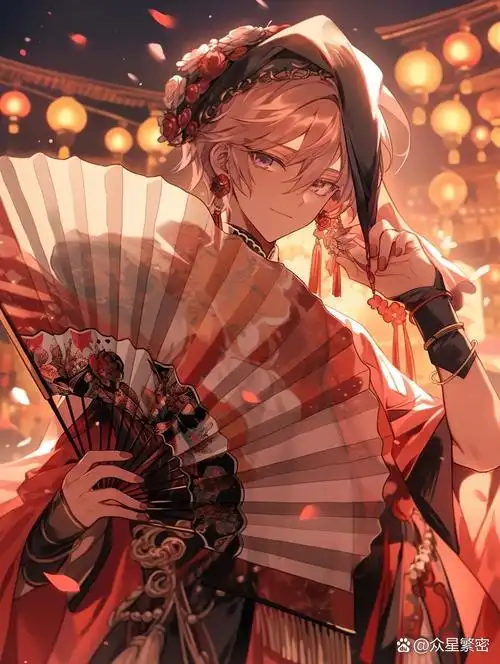 古风 | 动漫古风男生头像壁纸插画素材