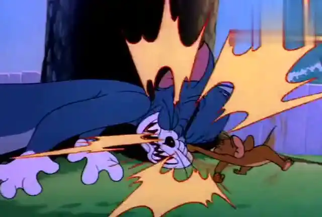 猫和老鼠:杰瑞真是无情铁手,鞭炮直接炸在手里一点事没有