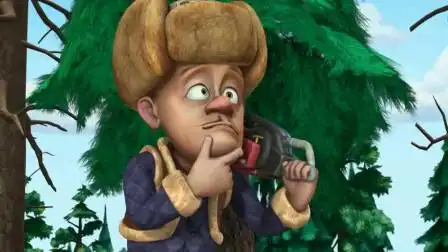 熊出没:光头强托腮思考,又有什么坏主意,准没啥好事!