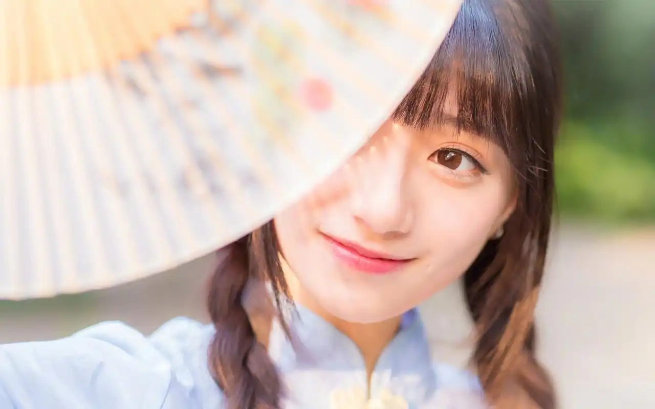 清纯民国风美女复古写真高清桌面壁纸高清大图预览1920×1200_美女