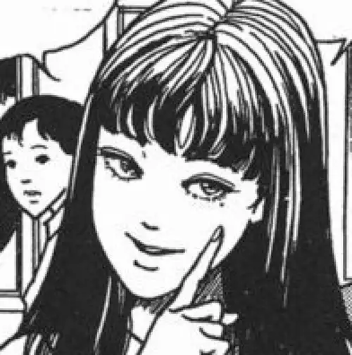 川上富江黑白头像图片