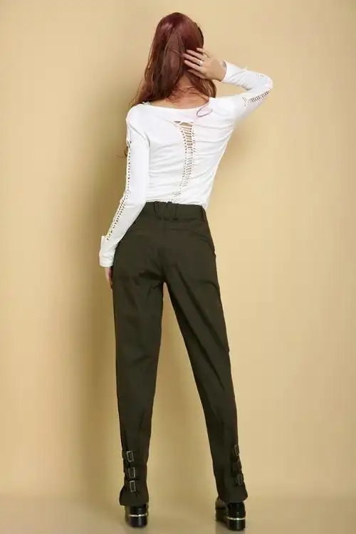 批发 秋季新品女士休闲裤 韩版宽松收口女哈伦裤 小脚裤 厂家直销图片