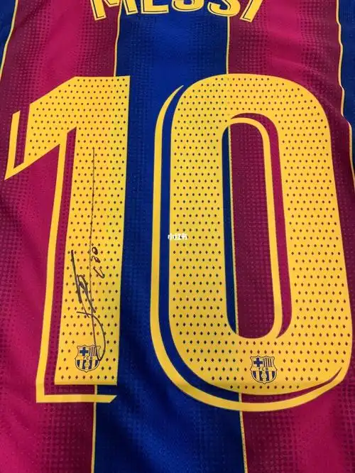 梅西签名球衣购买装裱分享