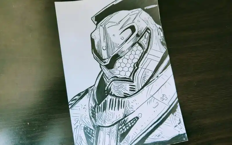 《环太平洋》机甲 铅笔手绘