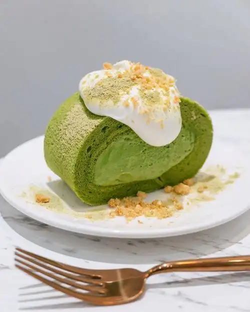 抹茶甜品 ,看上去是美美的诱惑.