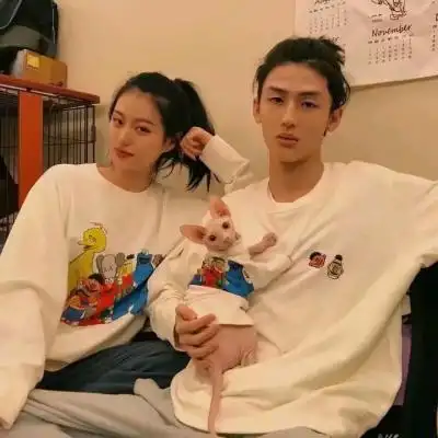 幸福夫妻微信头像一左一右,情侣头像图片