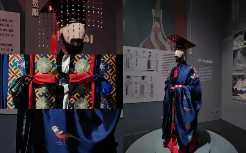 【大明帝王衮冕服】-中国国家博物馆岐阳世泽九旒九章亲王冕服细节