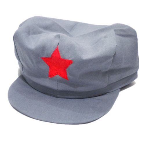 8淘宝新品成人儿童红军帽 灰色八角军帽 八路军 新四军帽 表演军帽
