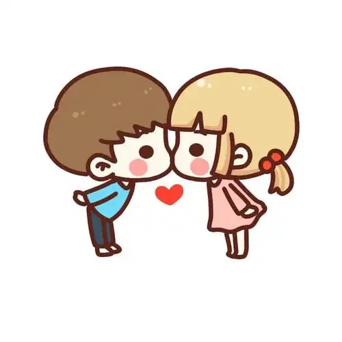 简单 可爱 卡通 萌系 清新 情侣 头像