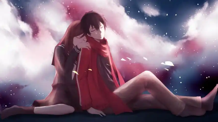 今生唯爱,情侣,依偎,爱情,动漫浪漫壁纸