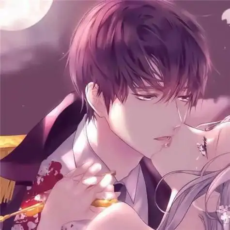 2021年情侣头像动漫接吻一个人一张