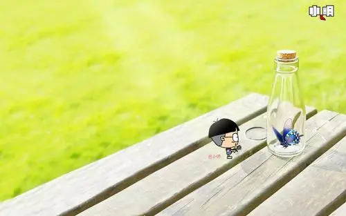 卡通可爱男孩桌面壁纸之大脑袋高清大图预览1920×1200_卡通动漫下载