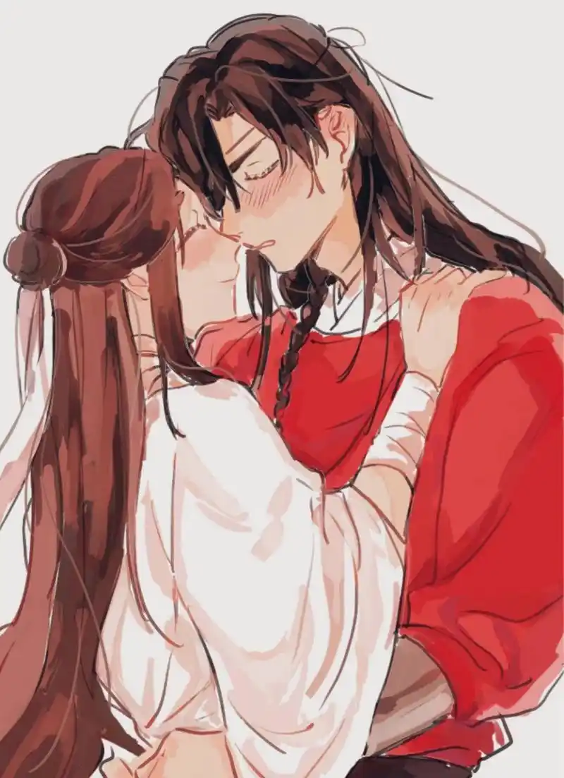 天官赐福漫画图:好甜好甜