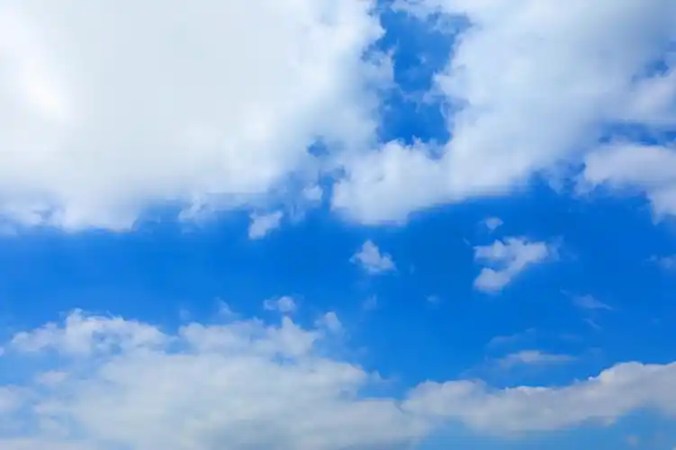 实拍蓝天白云云彩云朵天气好多云自然风光