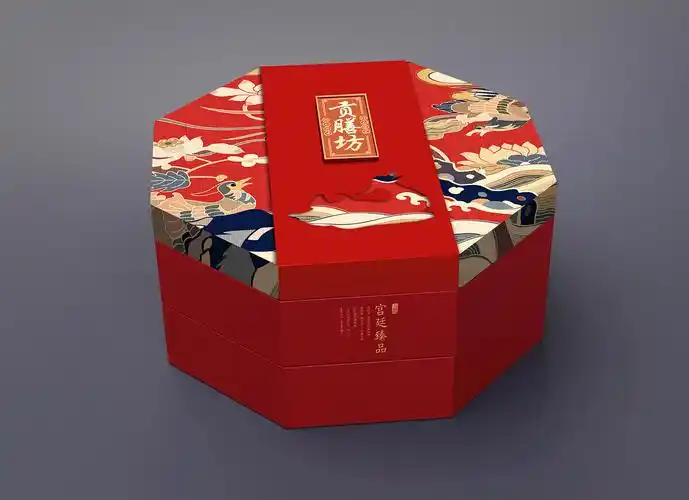 贡膳坊月饼盒设计|平面|包装|广州巨灵设计 - 原创作品 - 站酷 (zcool