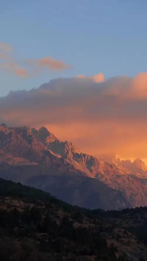 落日余晖治愈系壁纸