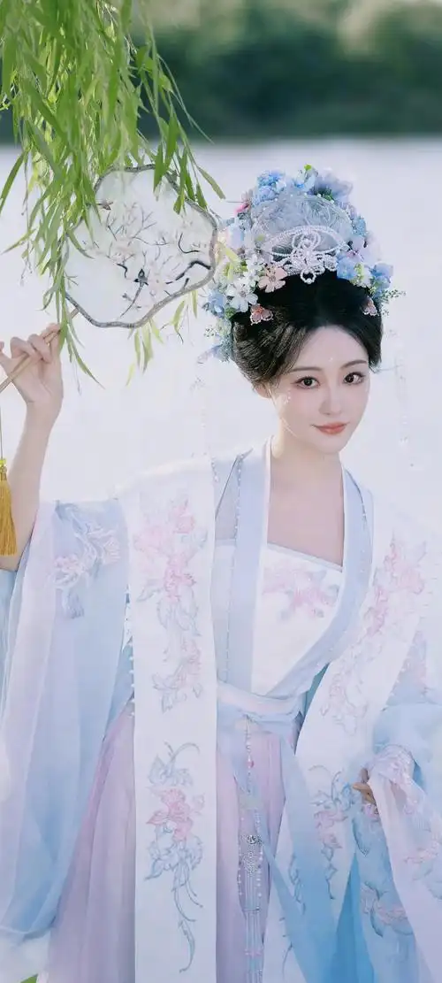 这一幅壁纸,不仅是对祝绪丹古装之美的极致颂扬,更是对东方古典美学的