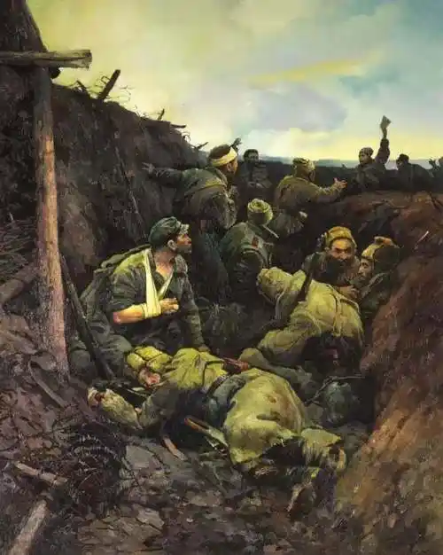 油画中的卫国战争——前苏联二战题材油画作品欣赏_网易订阅