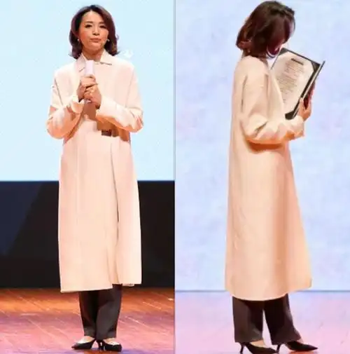 看了董卿的打扮我悟了大衣不配打底裤运动鞋会更优雅高级