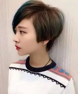 2018流行半露耳短发 潮流又美丽_短发发型_西子美发网