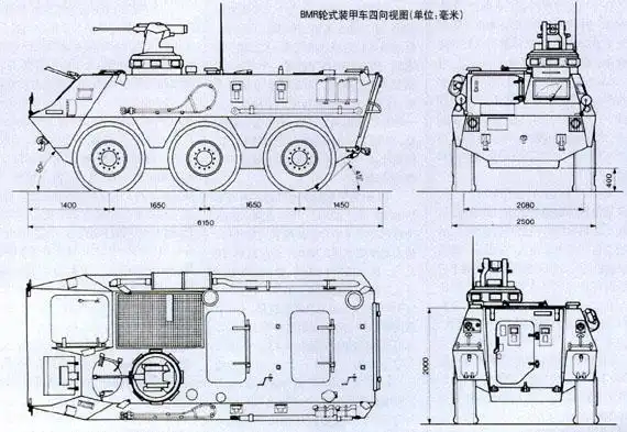 现代装甲车内构造